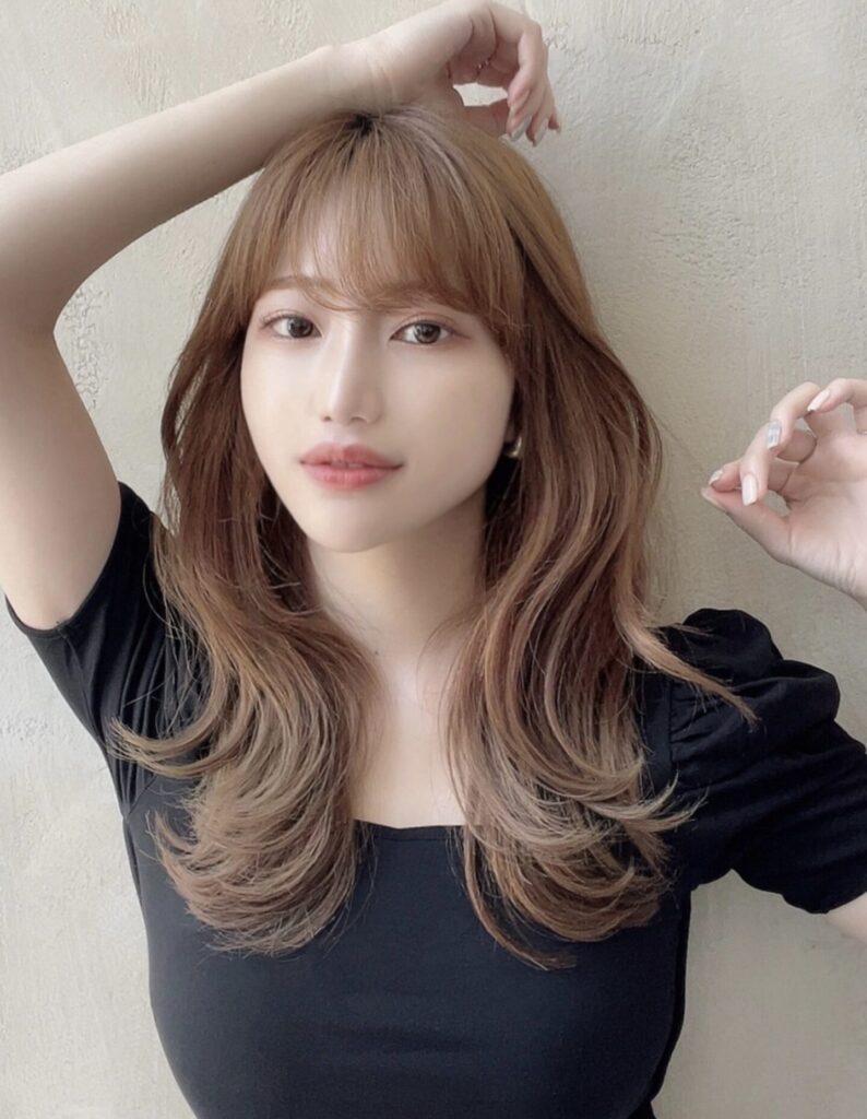 🤍20代30代40代大人かわいいロング 韓国レイヤー くびれヘア🤍