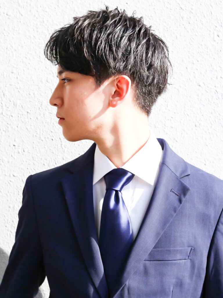 ３０代　メンズ　ビジネスヘア　刈り上げ