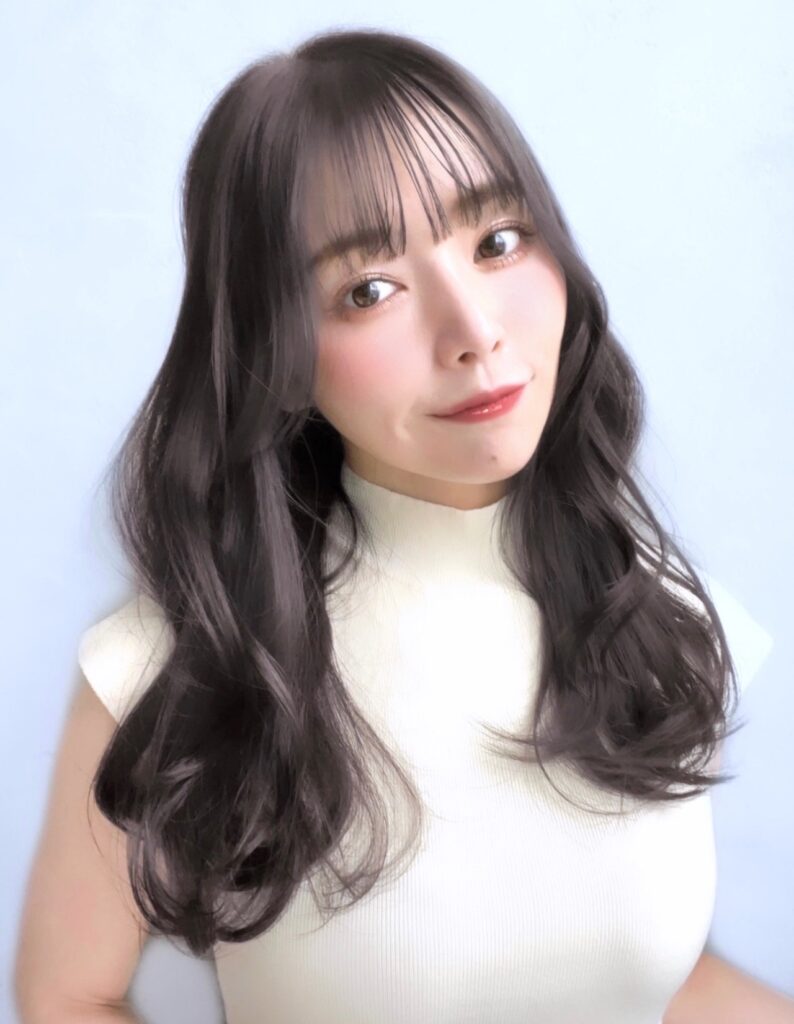 ♥盛れるシースルーぱっつん透明感カラー♥