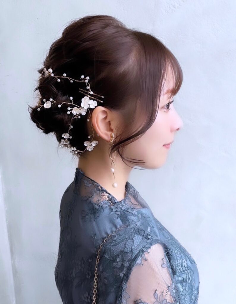 ♡360度かわいいふわふわシニヨンアレンジ♡