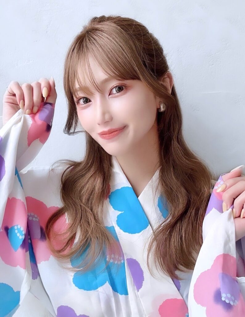 ♡浴衣映えハーフアップアレンジ小顔前髪カット♡