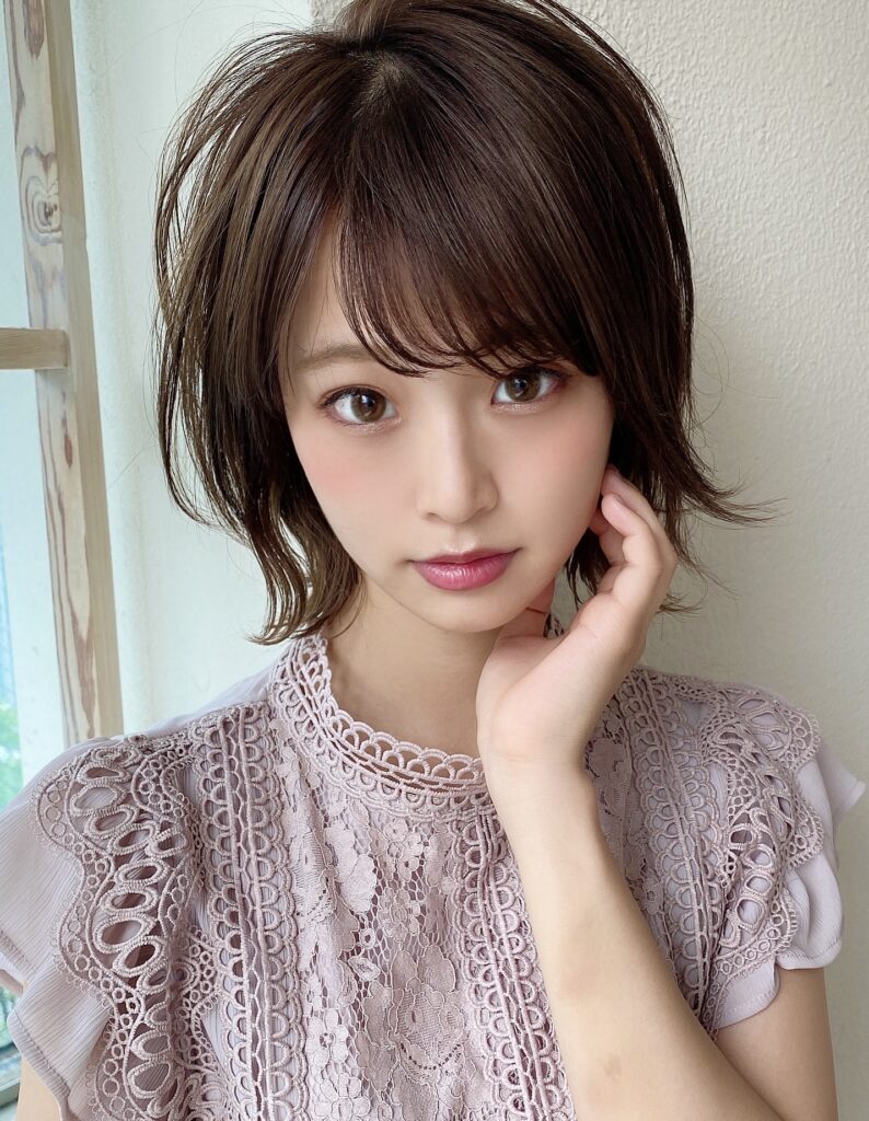 大人かわいいショートボブ