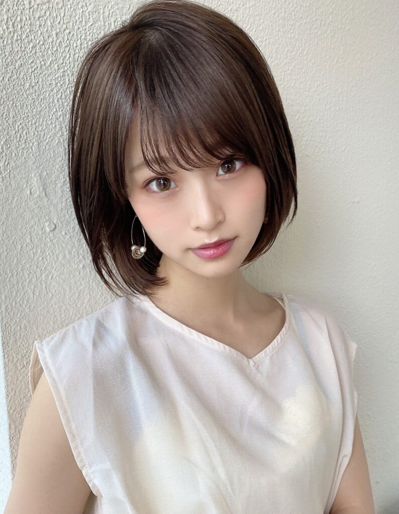 大人かわいいショートボブ