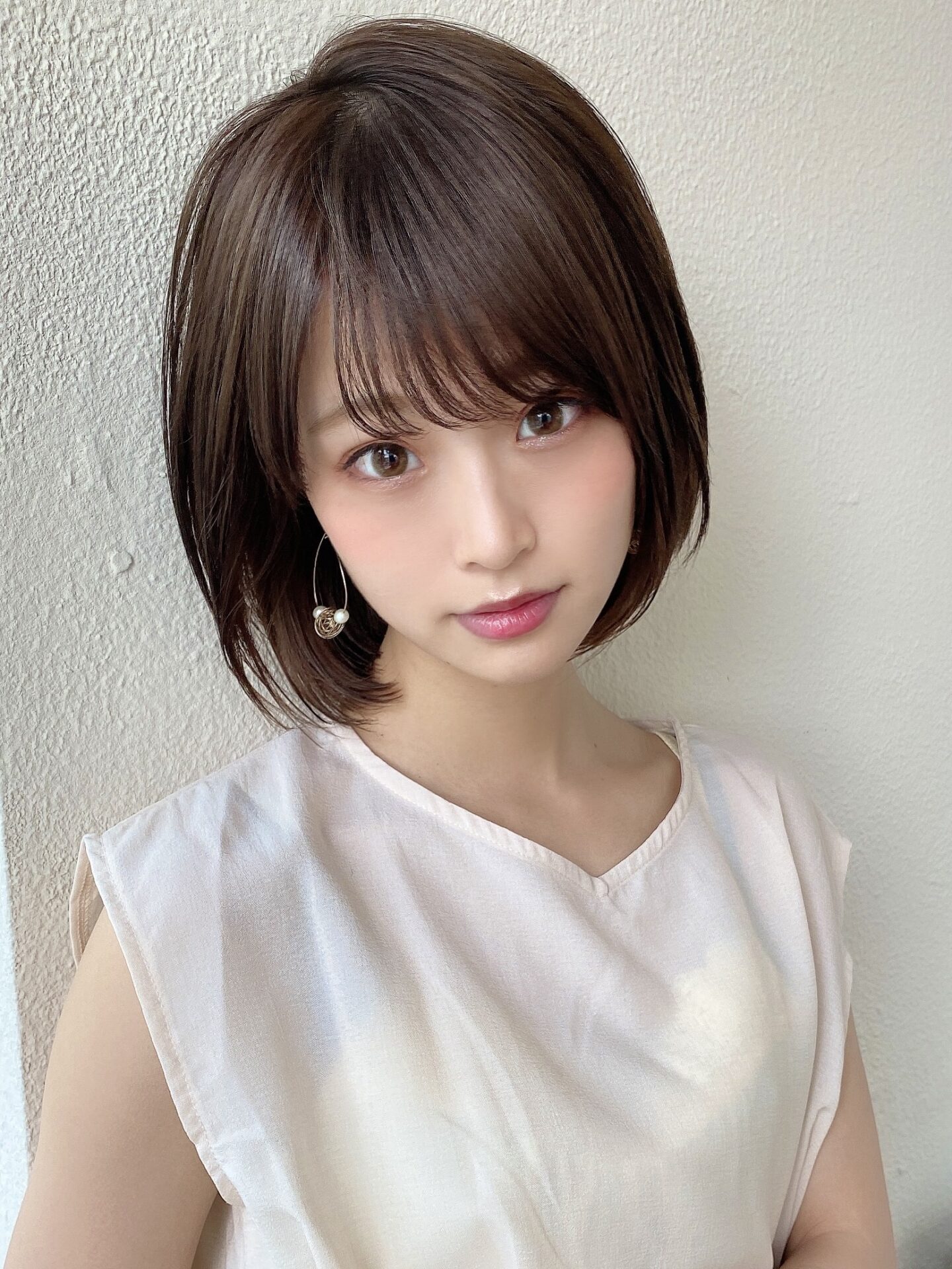 大人かわいいショートボブ