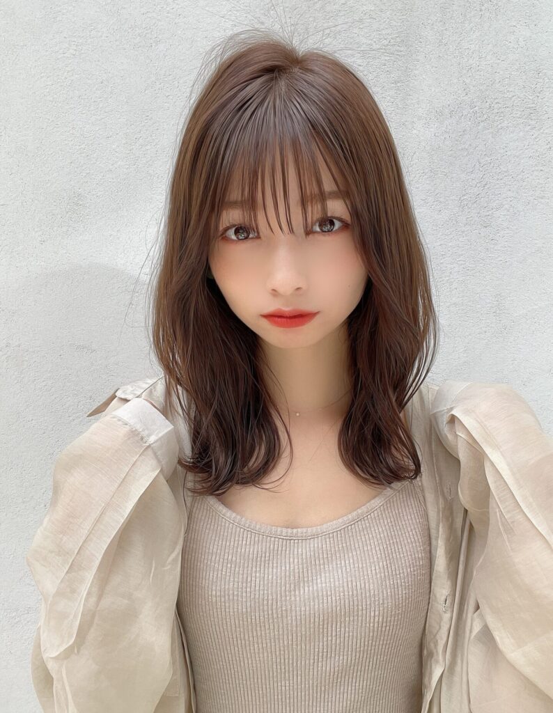 20代30代大人かわいいセミロングヘア★ブランジュ
