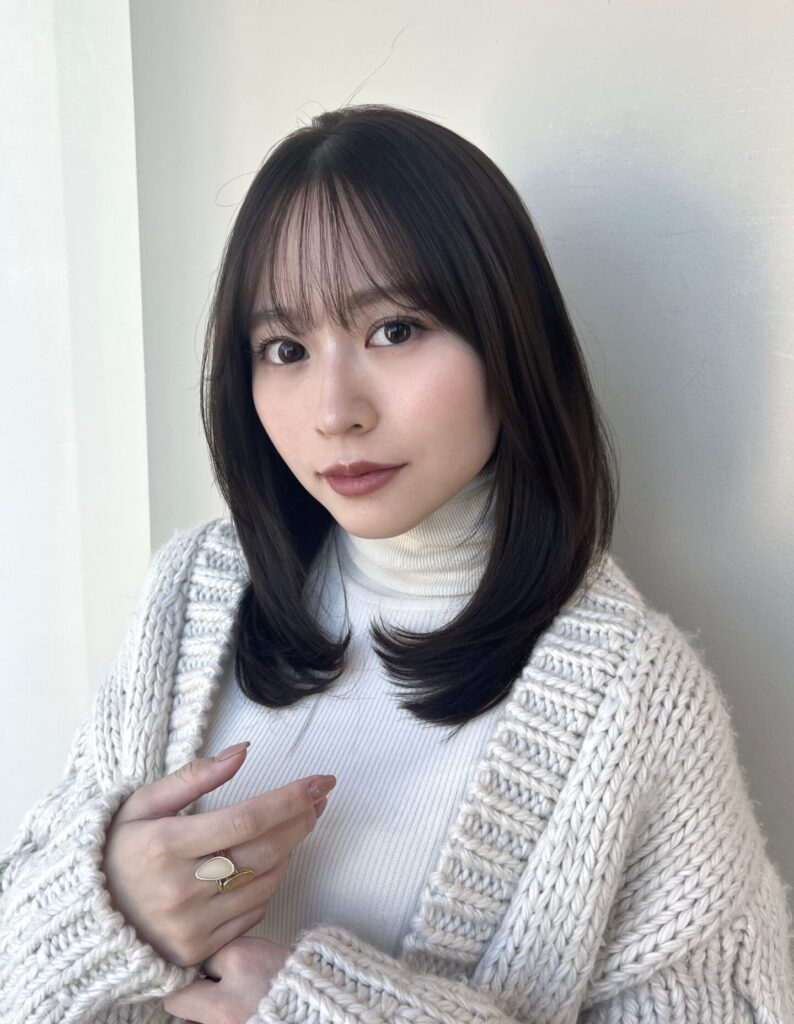大人可愛いナチュラルヘア