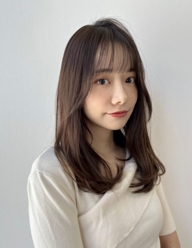 ワンカールでナチュラル大人可愛いヘア