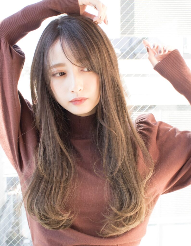 ロングレイヤースタイル