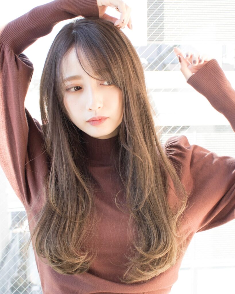 ロングレイヤースタイル