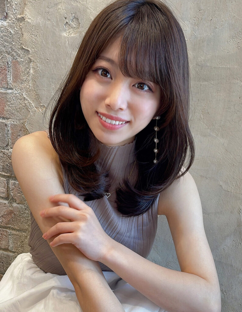 小顔モテレイヤーひし型シルエット