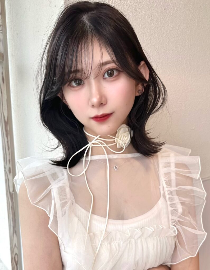 イメチェン大人可愛い小顔前下がりボブ×結べるボブ20代30代40代