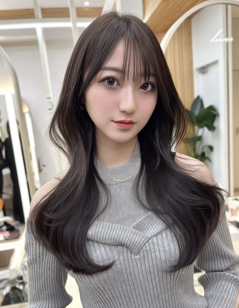 レイヤーカット　こだわり抜いた顔まわりカット　小顔になる似合わせ顔まわり