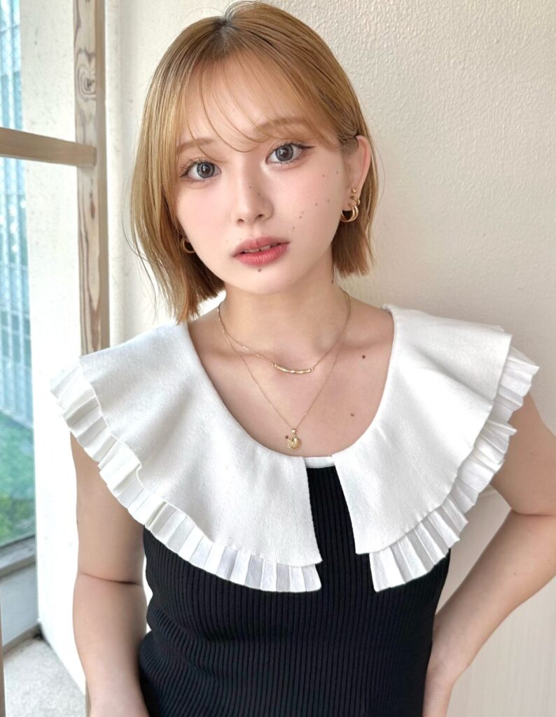 イメチェン大人可愛い小顔前下がりボブ×結べるボブ20代30代40代