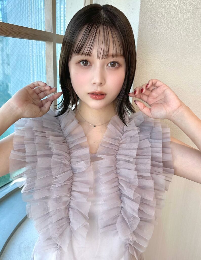 イメチェン大人可愛い小顔前下がりボブ×結べるボブ20代30代40代