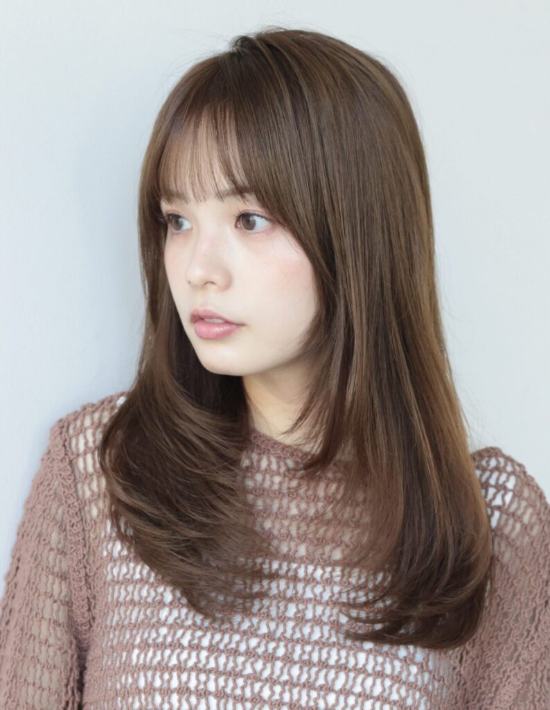 ワンカールで可愛い大人ミディアムヘア