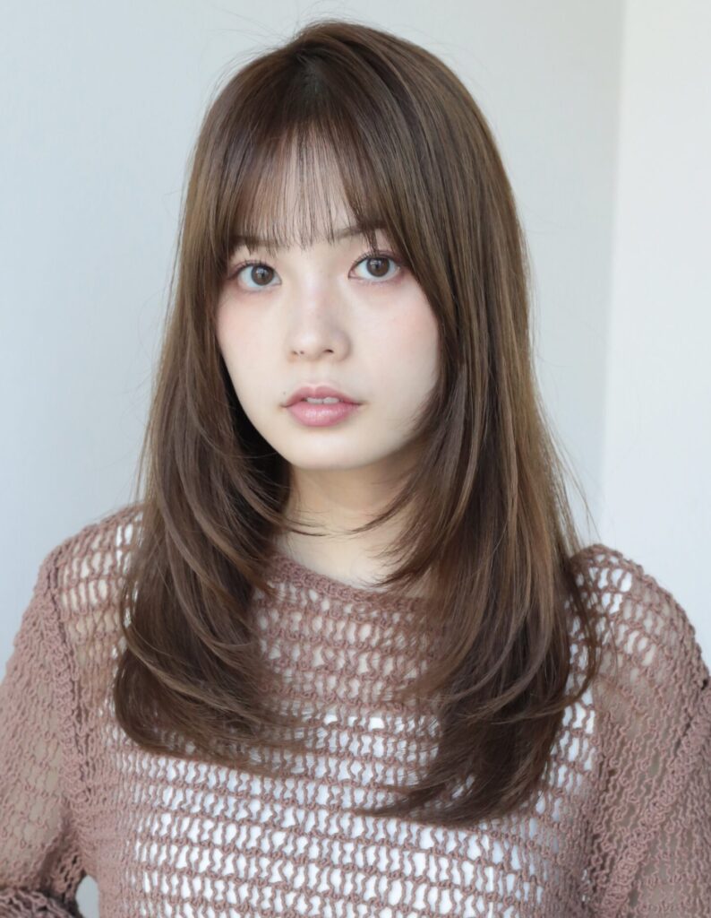 ワンカールで可愛いミディアムヘア