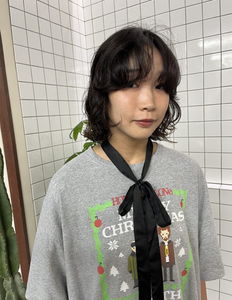 癖っ毛風