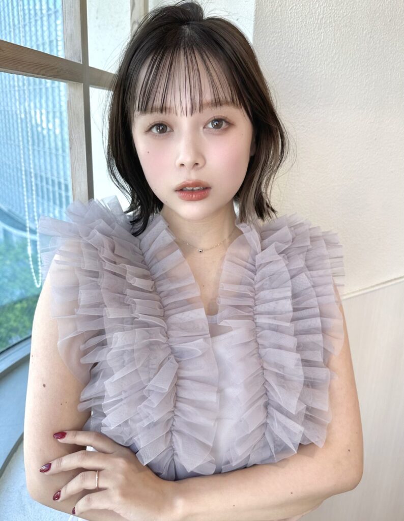 イメチェン大人可愛い小顔前下がりボブ×結べるボブ20代30代40代
