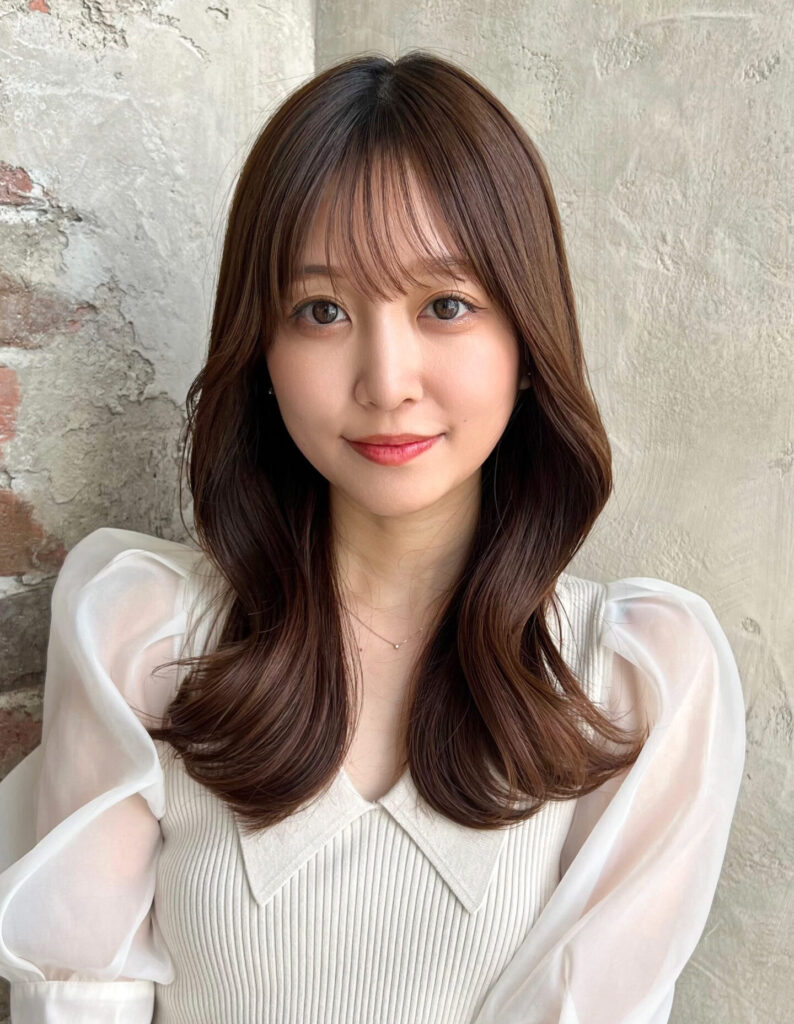 大人可愛いレイヤースタイル / くびれヘア
