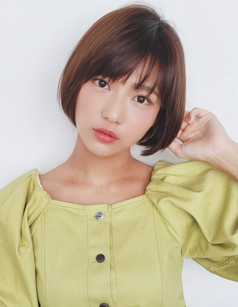 大人可愛いボブ