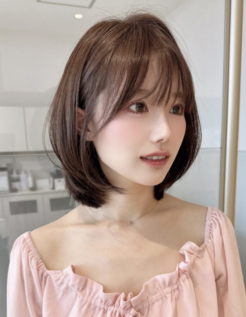 長めボリュームボブ