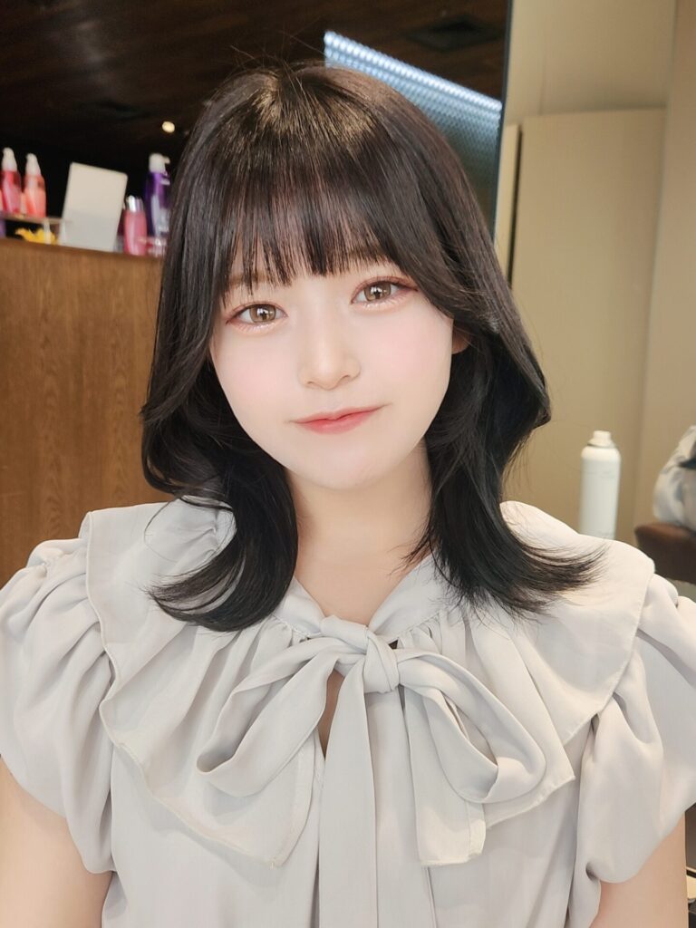 伸ばしかけくびれミディアム