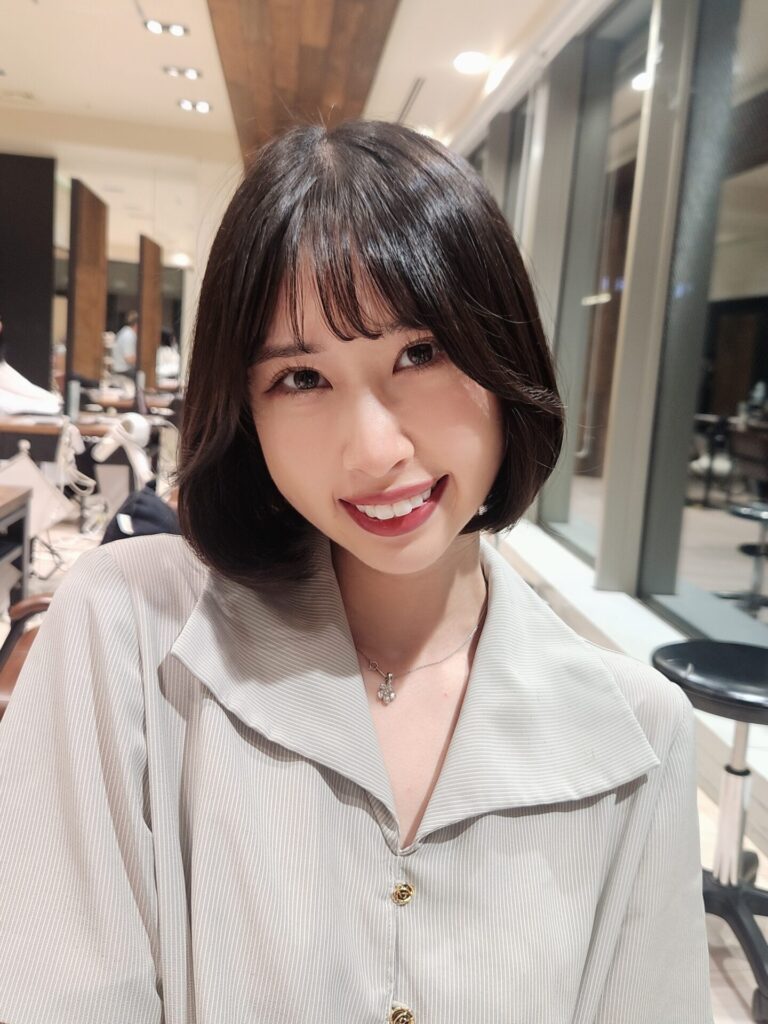 大人可愛いボブスタイル