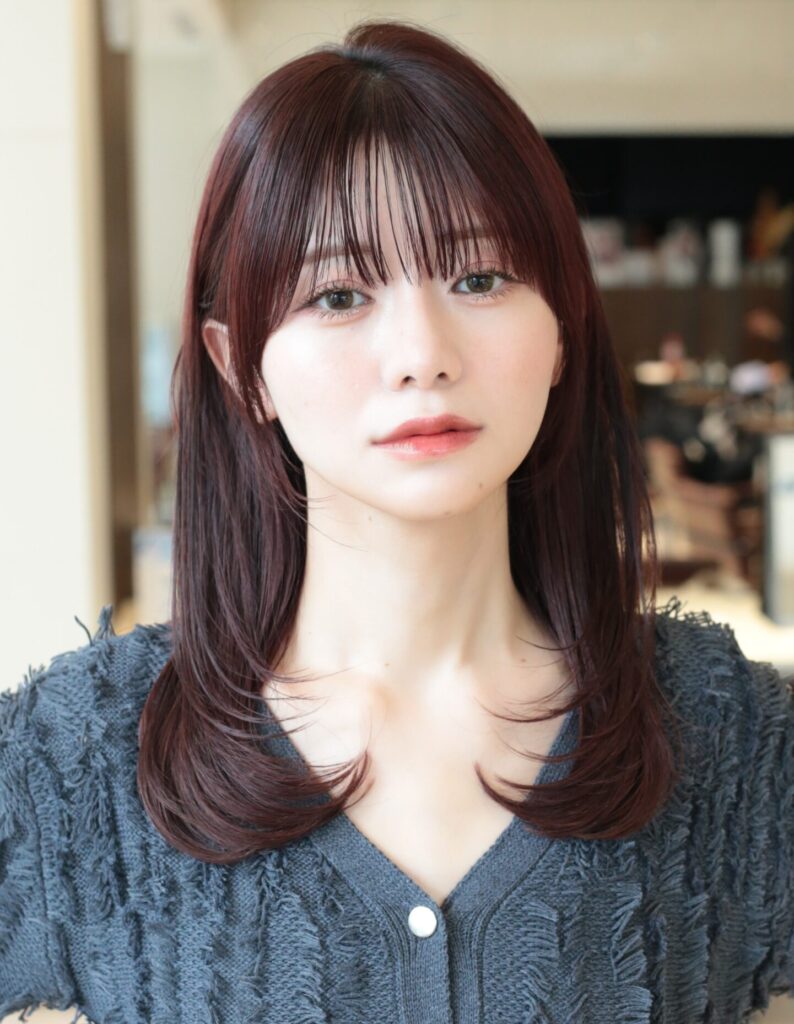 大人可愛いレイヤースタイル