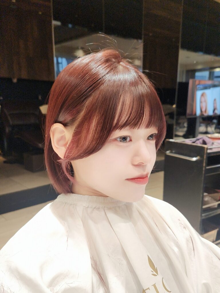 骨格修正顔周りカット