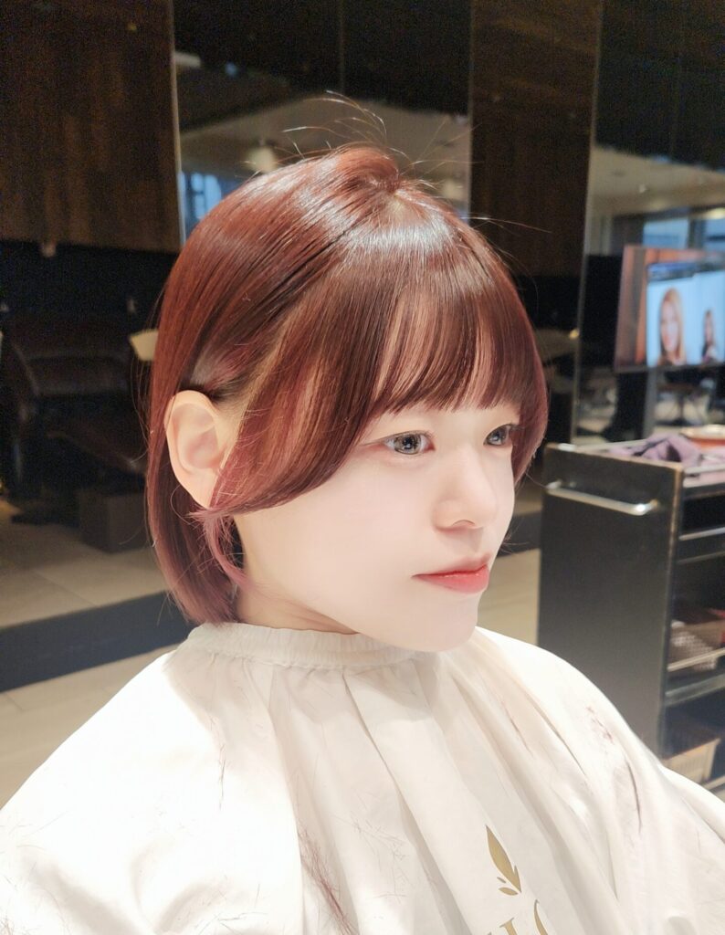 骨格修正顔周りカット