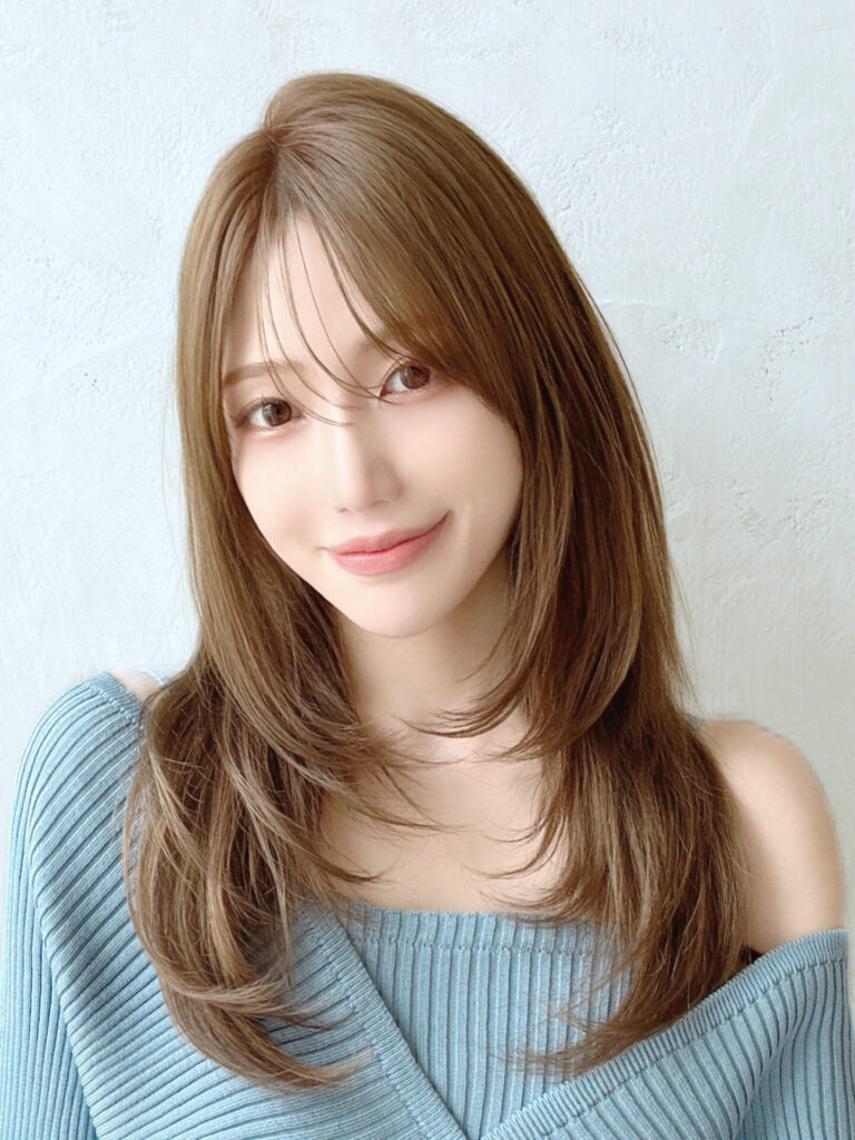 🤍20代30代40代大人かわいいセミロング ハイレイヤー🤍