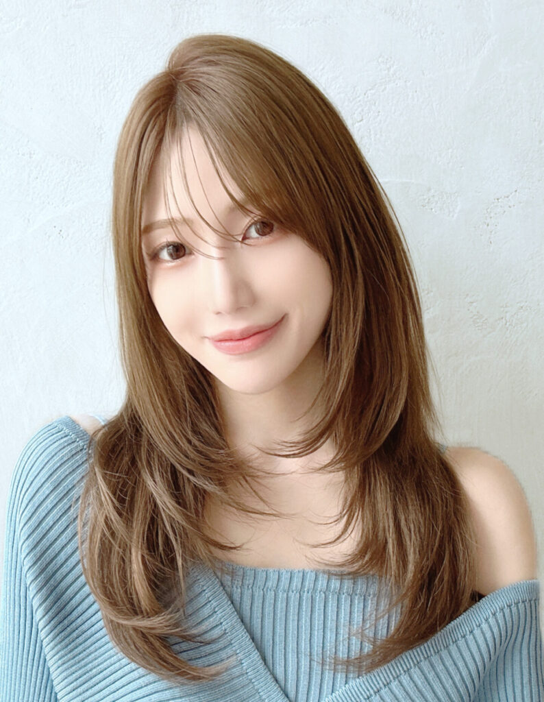 🤍20代30代40代大人かわいいセミロング ハイレイヤー🤍