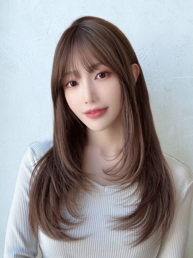 🤍20代30代40代大人かわいいロングレイヤー 🤍