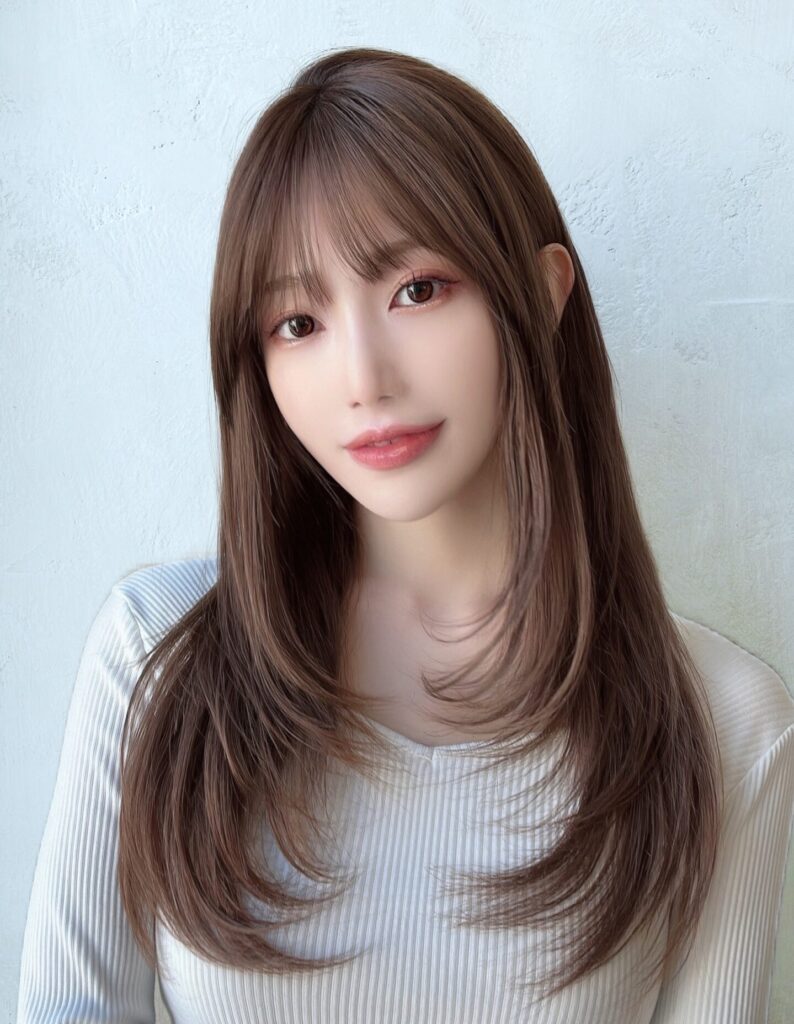 🤍20代30代40代大人かわいいロングレイヤー 🤍