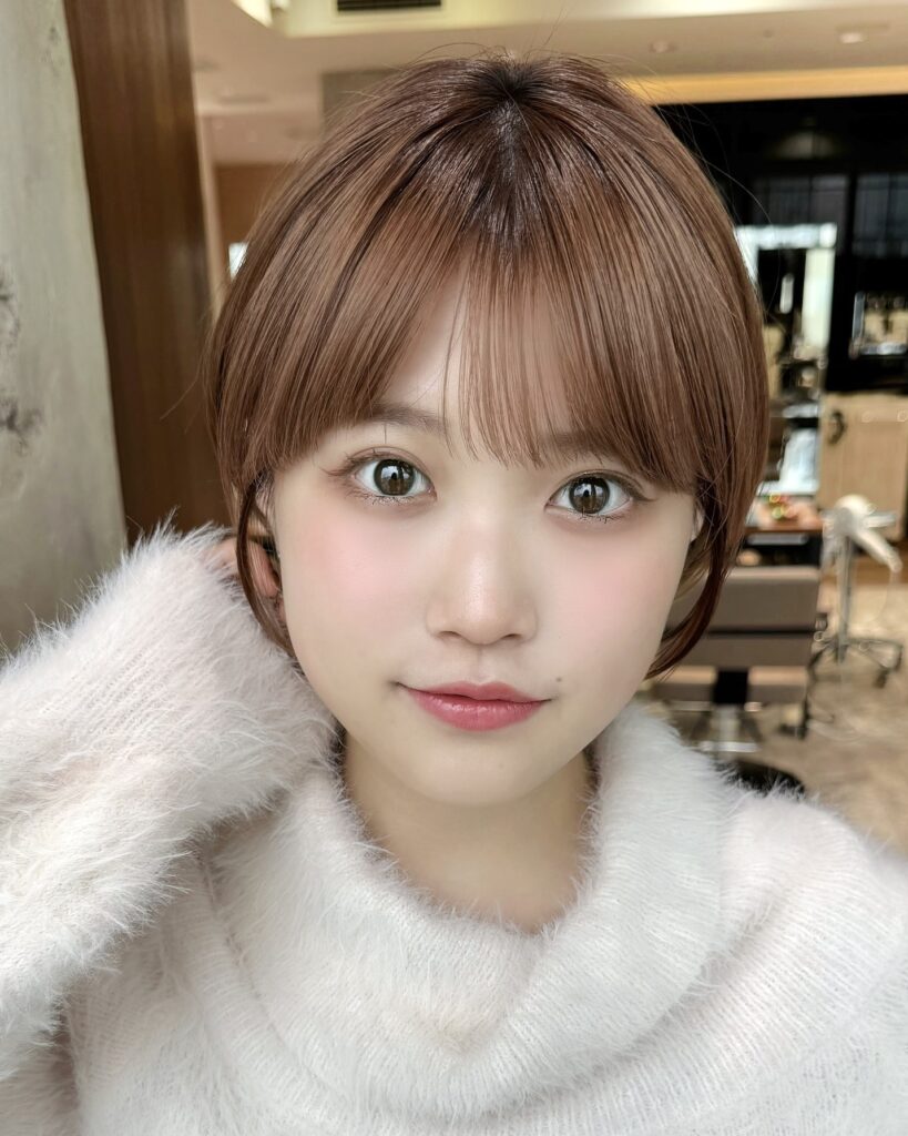 ふんわり女っぽ♡丸みショート　新宿